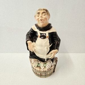 Vintage  1969 Barsottini 11.5" Tall Grape Stomping Monk Wine Decanter